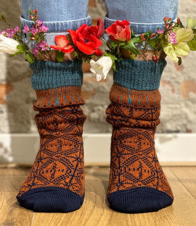 HIRSCH wollen sokken Noors ijskristal SAVANNE 029 160