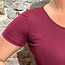 ENGEL Wol zijde dames shirt korte mouw TANGO RED limited