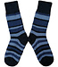 HIRSCH wollen sokken GESTREEPT blauw tinten 067 07