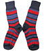 HIRSCH pure wollen sokken gestreept ROOD BLAUW 067 197