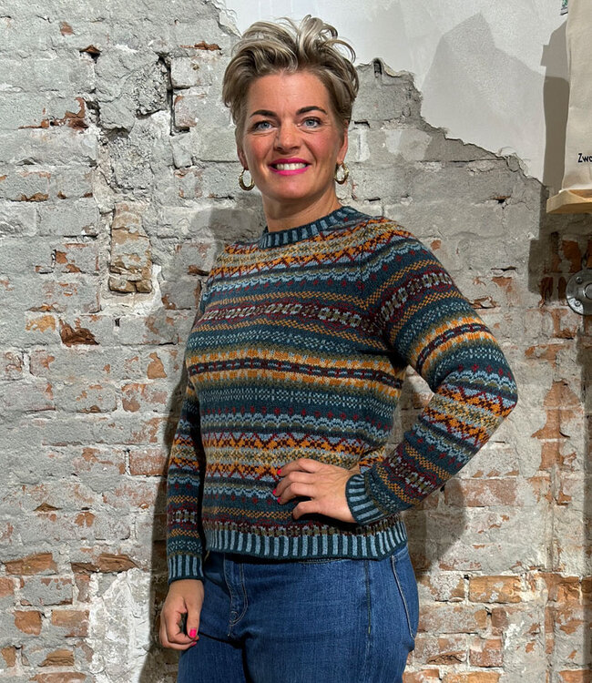 ERIBÉ wollen TRUI extra fijne lamswol dames KINROSS PRELUDE