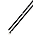 Lanius LANIUS smalle riem van plantaardig gelooid leer BLACK