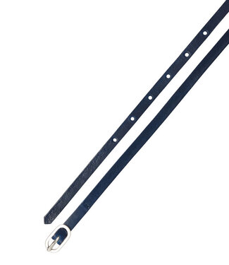 Lanius LANIUS smalle riem van plantaardig gelooid leer NIGHT BLUE