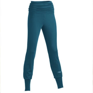 Engel ENGEL NATUR Wol zijde yoga broek dames AQUA 240 gr/m2