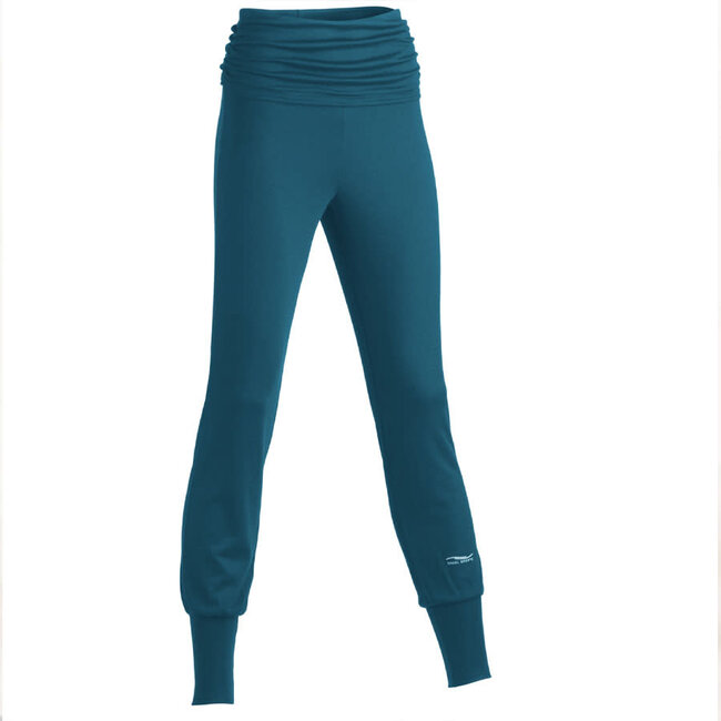 ENGEL NATUR Wol zijde yoga broek dames AQUA 240 gr/m2