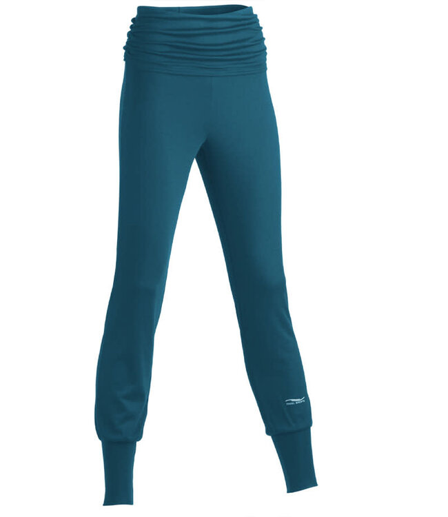 ENGEL NATUR Wol zijde yoga broek dames AQUA 240 gr/m2