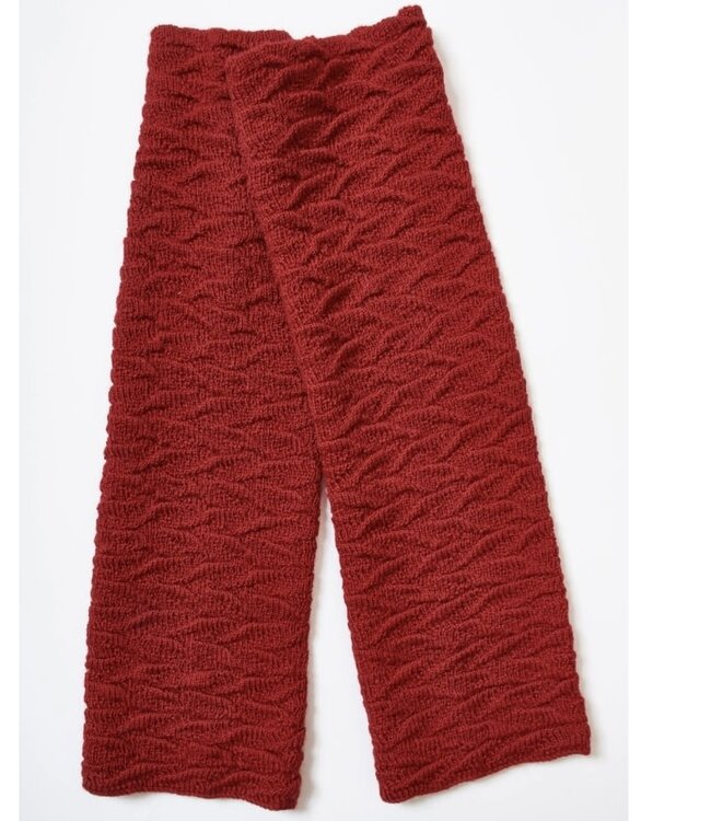 APU KUNTUR Beenwarmers AGNES ROOD 100% baby alpaka alpaca