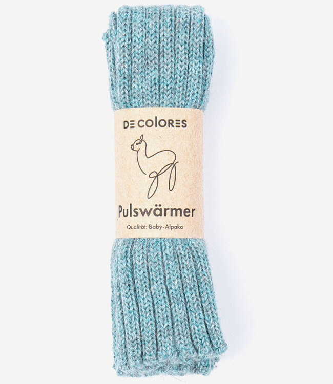 DE COLORES Polswarmers baby alpaca RIB GLETCHER 80