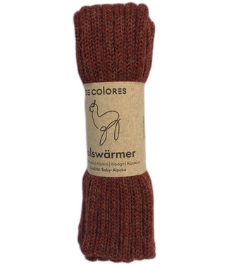 De Colores DE COLORES Polswarmers baby alpaca RIB ROEST 48