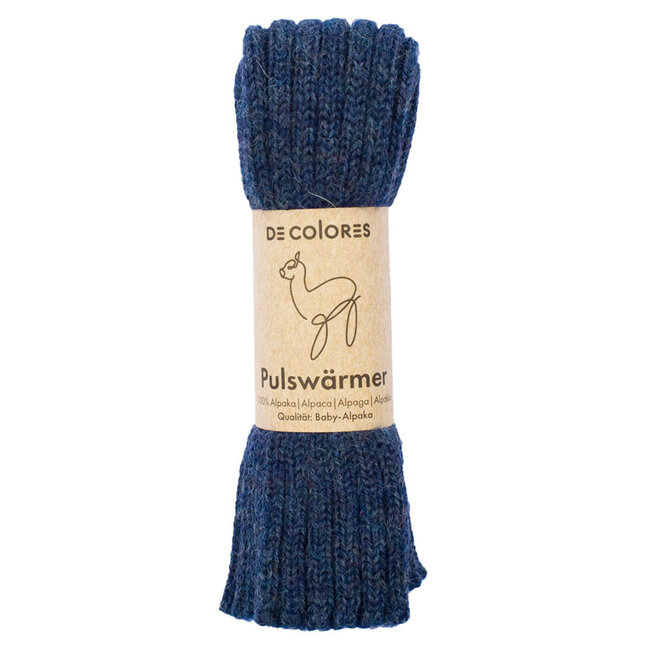 DE COLORES Polswarmers baby alpaca RIB JEANS 86