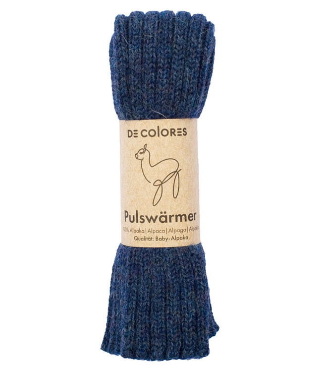 DE COLORES Polswarmers baby alpaca RIB JEANS 86