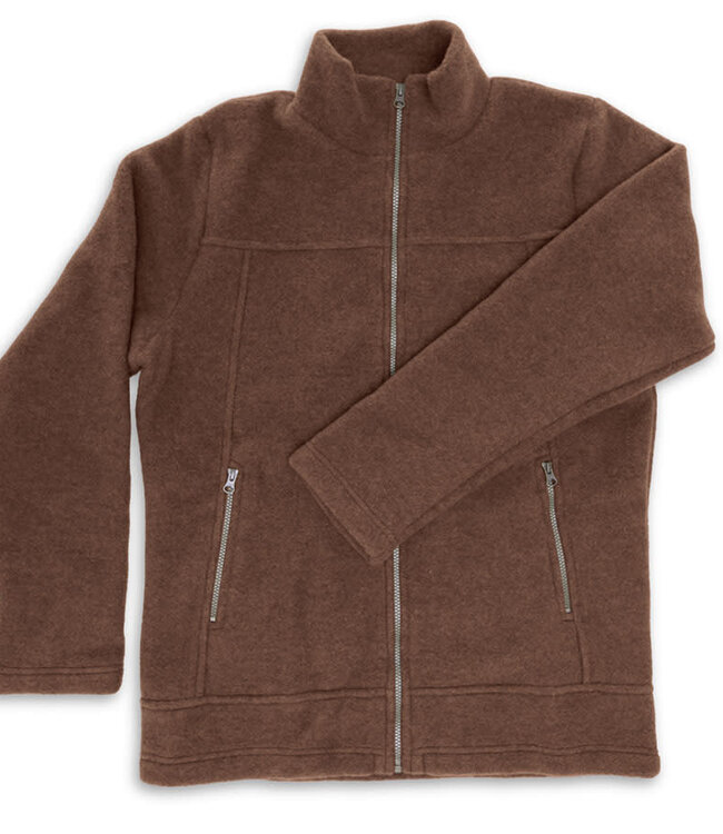 ENGEL wollen jas vest HEREN wolfleece biologische wol KANEEL