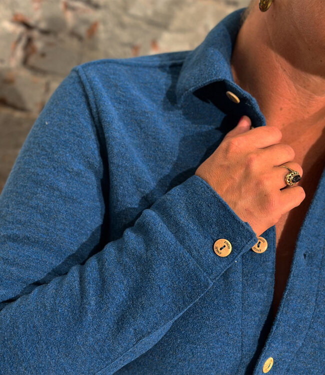 ENGEL Wollen overhemd van biologische gekookte wol PACIFIC