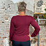 LANA shirt met v-hals KLAUDIA PURPUR van tencel