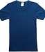 Hocosa HOCOSA shirt korte mouw wol zijde kind BLAUW