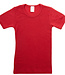 Hocosa HOCOSA shirt korte mouw biologische wol zijde kind ROOD