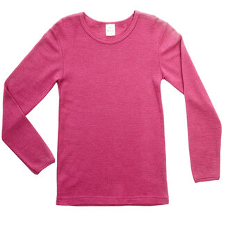 Hocosa HOCOSA longsleeve biologische wol zijde kind FUCHSIA