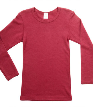 Hocosa HOCOSA longsleeve biologische wol zijde kind ROBIJN