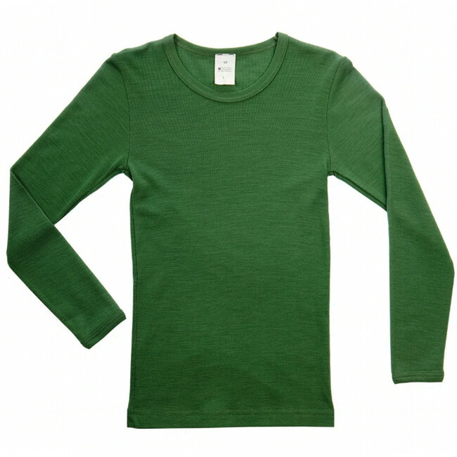 Hocosa  - longsleeve wol zijde kind * groen *