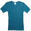 Hocosa Hocosa - shirt korte mouw wol zijde kind * Zeeblauw *