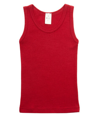 Hocosa HOCOSA hemd wol zijde kind biologische wol ROOD