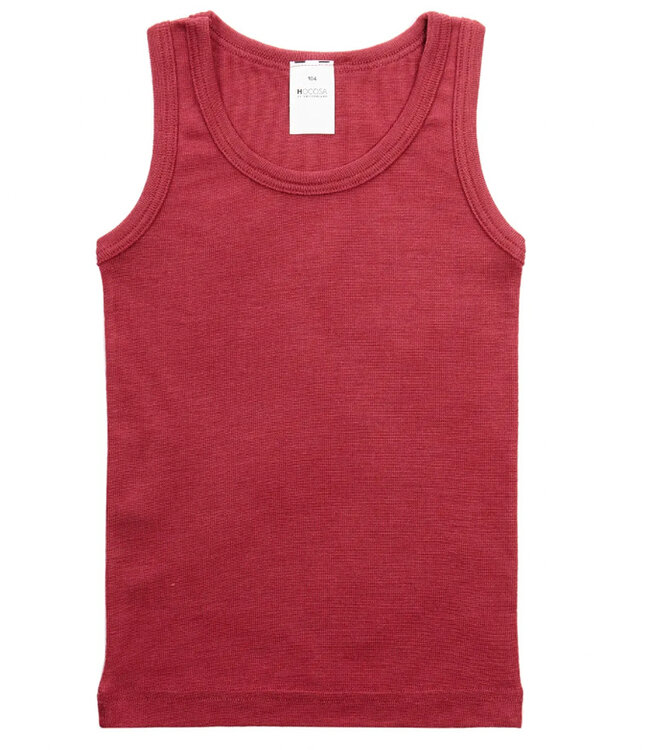 HOCOSA hemd wol zijde kind biologische wol ROBIJN