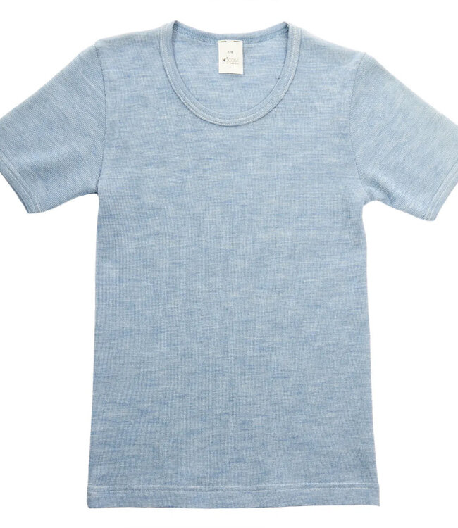 HOCOSA shirt korte mouw wol zijde kind JEANS