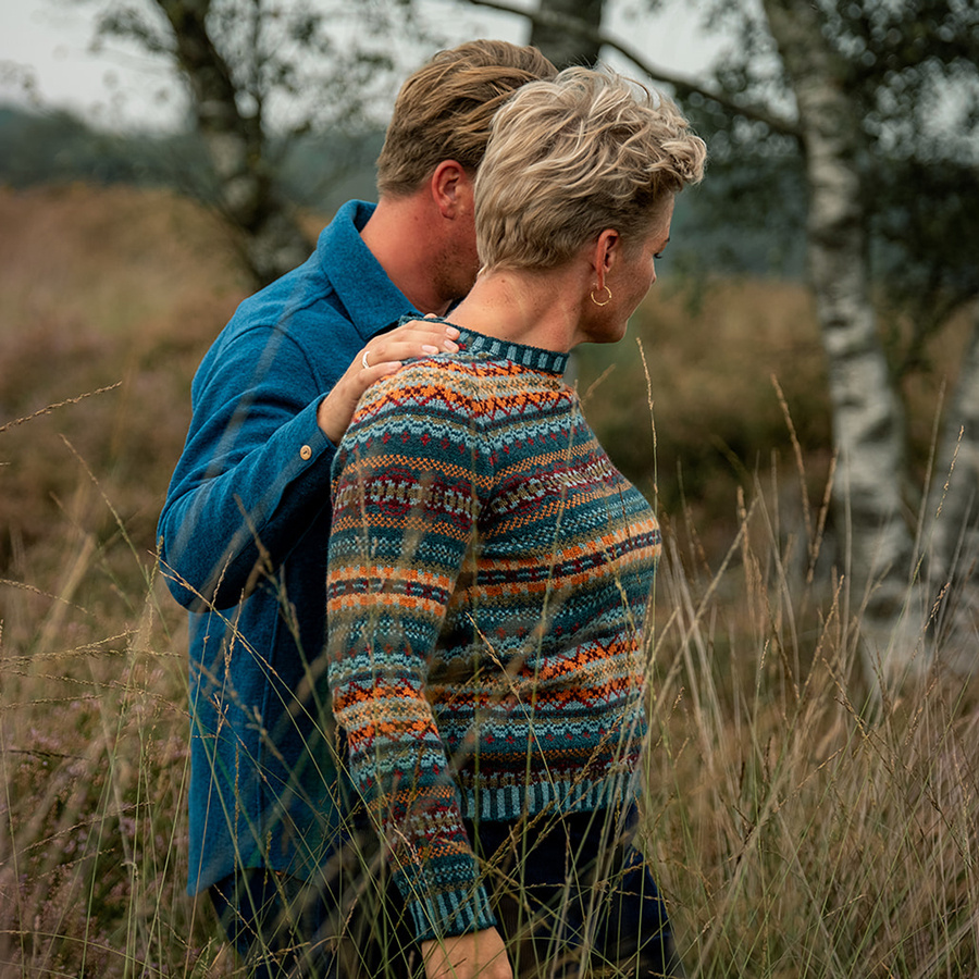 Bruine wollen trui dames hotsell