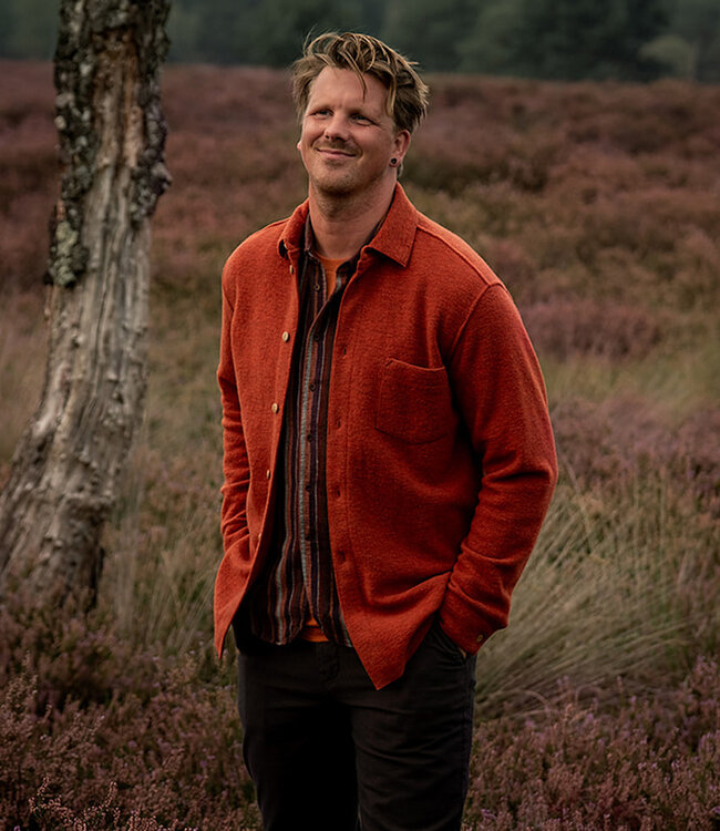 ENGEL Wollen overhemd van biologische gekookte wol MAGMA