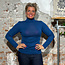 HOCOSA Wol zijde coltrui dames BLAUW