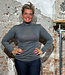 Hocosa HOCOSA Wol zijde coltrui dames ANTRACIET