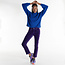 ALMA & LOVIS velvet broek CARI PURPLE biologisch katoen