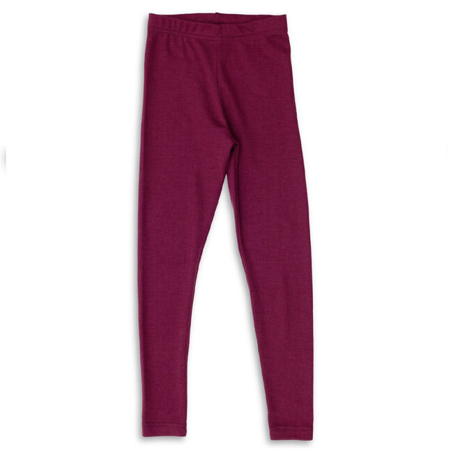 ENGEL wol zijde legging voor KIND effen TANGO RED limited