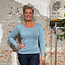 ENGEL Wollen DAMES longsleeve ANTIQUE BLUE biologische wol