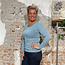 ENGEL Wollen DAMES longsleeve ANTIQUE BLUE biologische wol