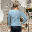 ENGEL Wollen DAMES longsleeve ANTIQUE BLUE biologische wol