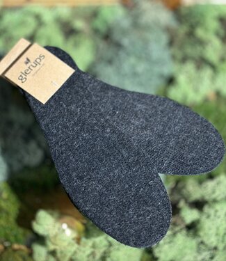 Glerups GLERUPS wollen inlegzooltjes van pure wol vilt CHARCOAL