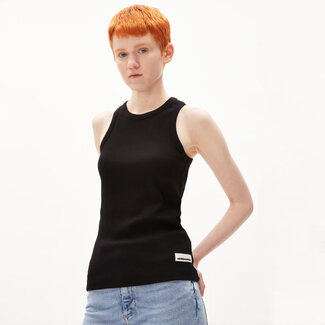 ARMEDANGELS ARMEDANGELS tanktop KANITAA BLACK biologisch katoen BASIC