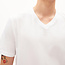 ARMEDANGELS Basic v-hals shirt JAARNES WHITE biologisch katoen