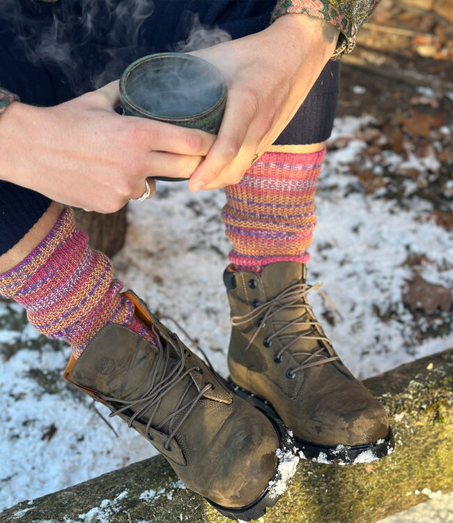 HIRSCH NATUR wollen Noorse KNIEKOUSEN FANCY 430 99