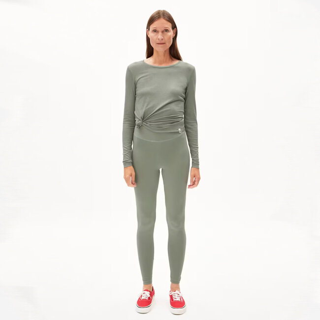 ARMEDANGELS legging FARIBAA biologisch katoen GREEN