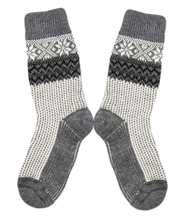 HIRSCH pure wollen sokken SNOW BLACK 031-14