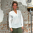 Lanius LANIUS witte blouse van biologisch linnen SIMONE WHITE