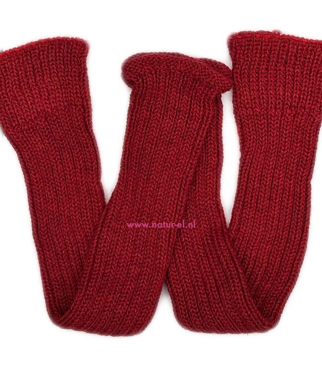 HIRSCH lange wollen beenwarmers EFFEN KLAPROOS 033 31  - 50 cm