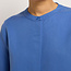 LANIUS effen blouse NORE BLUE van tencel en linnen