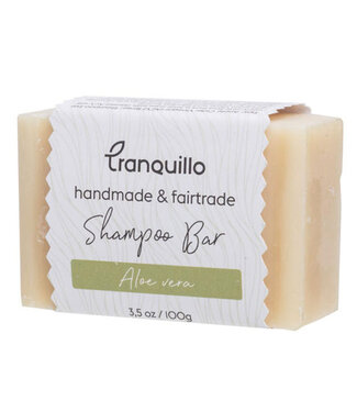 Tranquillo VEGAN Shampoo bar ALOE VERA handmade & fairtrade TRANQUILLO