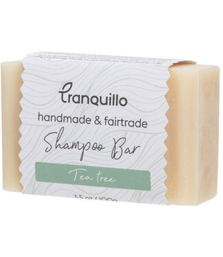 Tranquillo VEGAN Shampoo bar TEA TREE handmade & fairtrade TRANQUILLO