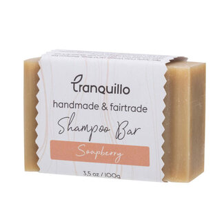 Tranquillo VEGAN Shampoo bar SOAPBERRY handmade & fairtrade TRANQUILLO