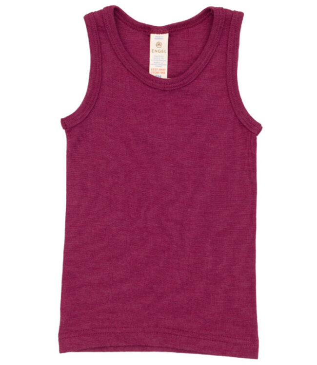 ENGEL effen hemd wol zijde kind EFFEN ORCHIDEE wollen ondergoed