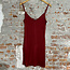 ALKENA zijden onderjurk slipdress 100% zijde ROOD